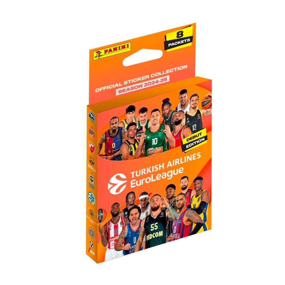 PANINI EUROLEAGUE 2025 MINI BLISTER COLLECTIBLE STICKERS PA.BL.EL.025 One Color
