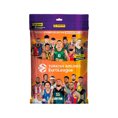 PANINI EUROLEAGUE 2025 STARTER PACK COLLECTIBLE STICKERS PA.AL.EL.025 One Color