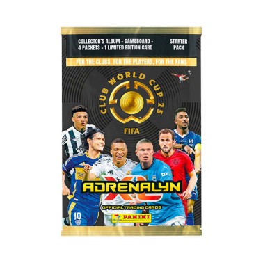 PANINI FIFA CLUB WORLD CUP 2025 ADREN. MEGA STARTER PACK COLLECTIBLE CARDS PA.AL.FC.225 One Color
