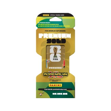 Football Cards - Panini World Cup 2026 Adrenalyn Premium Gold Blister