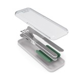 Cutlery Set Silver - Monbento MB Slim Box Image 1