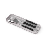 Σετ Μαχαιροπίρουνων Ασημί - Monbento MB Slim Box Εικόνα 