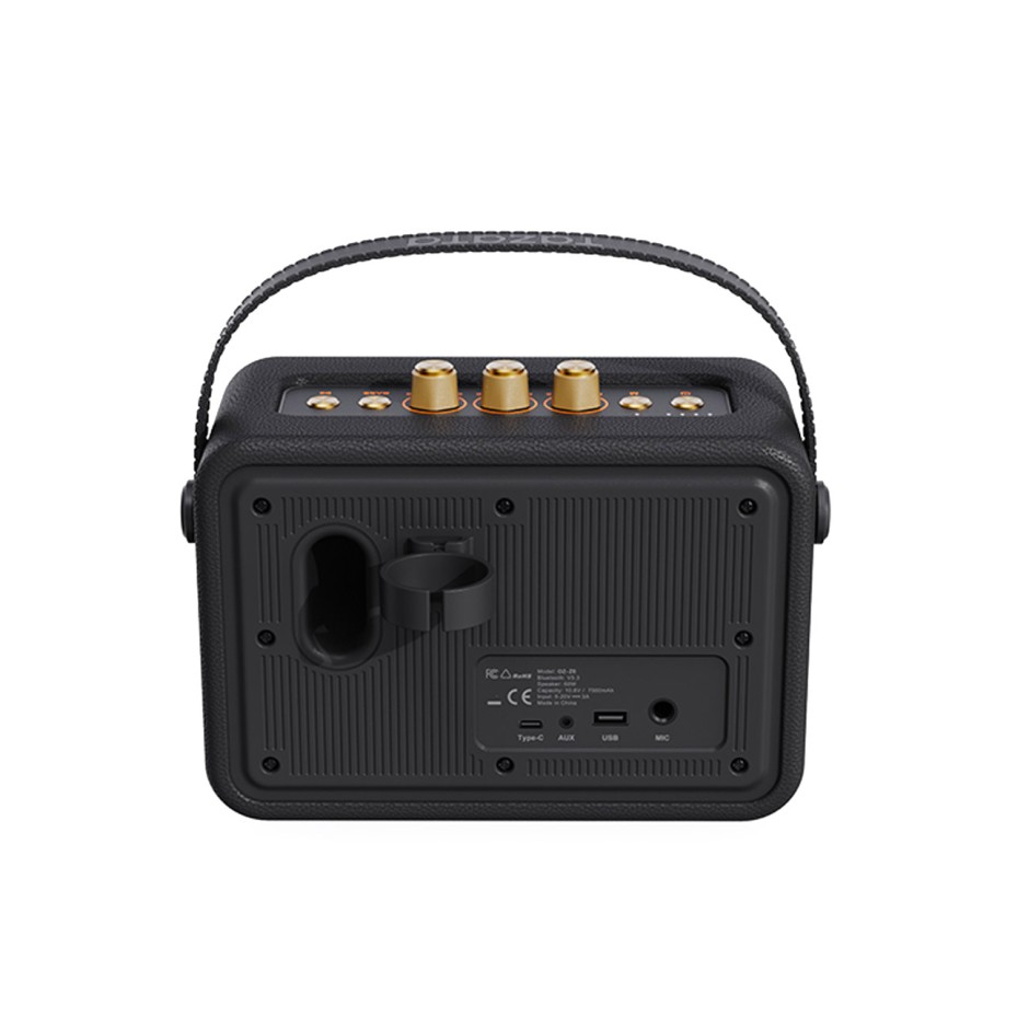 Portable Speaker Black - TAZATA Bluetooth Speaker HARMONY II