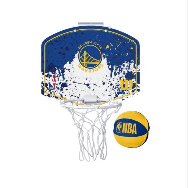 WILSON NBA TEAM MINI HOOP GS WARRIORS WTBA1302GOL Blue