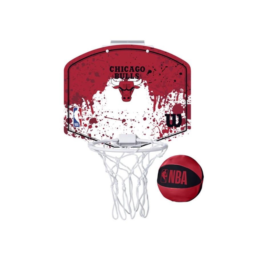 WILSON NBA TEAM MINI HOOP CHI BULLS WTBA1302CHI Red