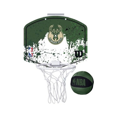 WILSON NBA MILWAUKEE BUCKS MINI HOOP WTBA1302MIL Green