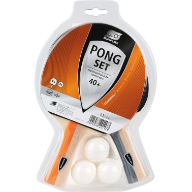 Ping Pong Rackets - Amila Sunflex (Set with 3 Balls)