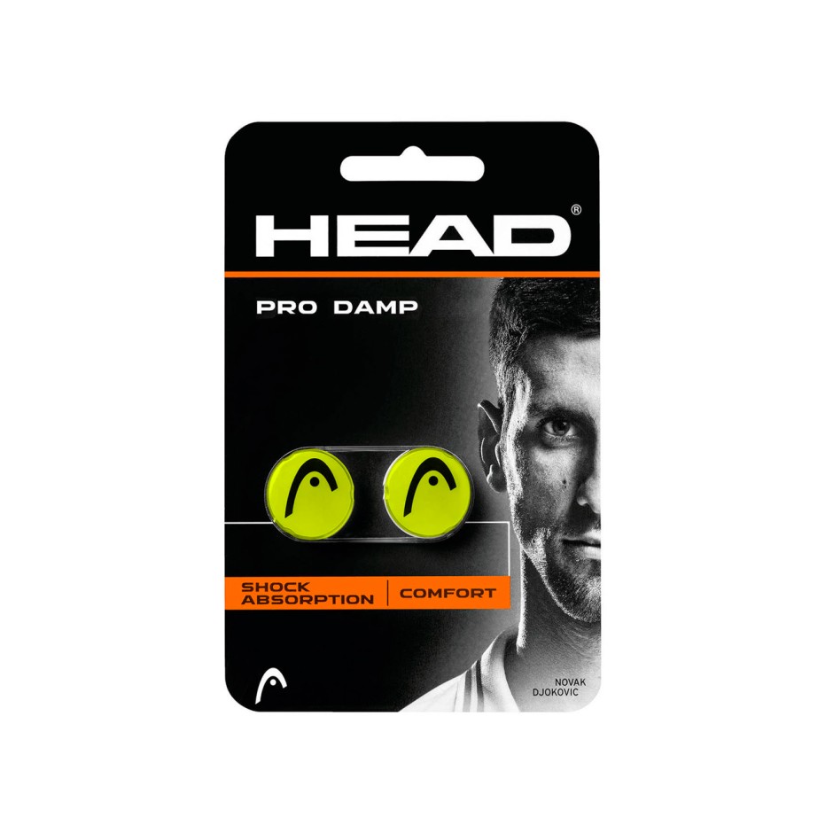 Αντικραδασμικά Ρακέτας Κίτρινα - Head Pro Damp