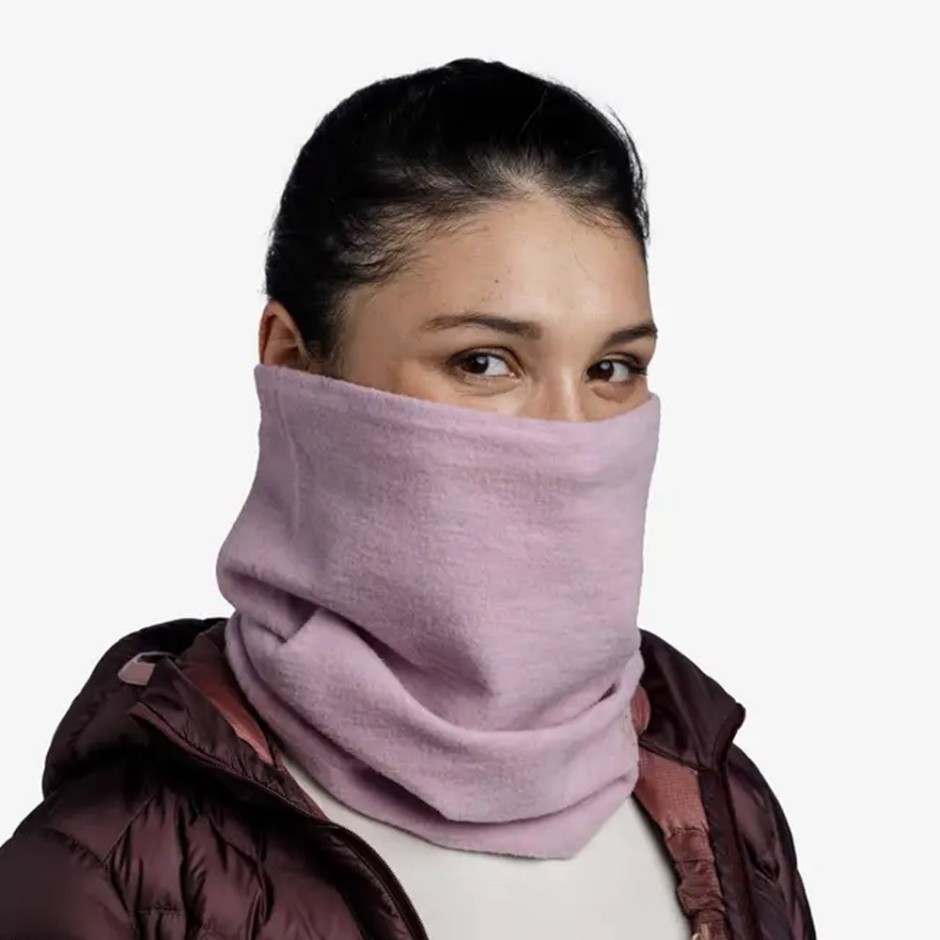 BUFF MERINO FLEECE NECKWARMER 129444.640.10.00-LILAC SAND Lilac