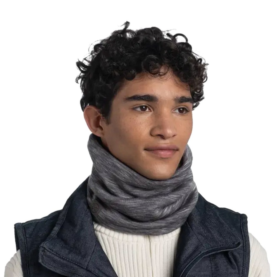 Περιλαίμιο Γκρι - Buff Merino Heavyweight