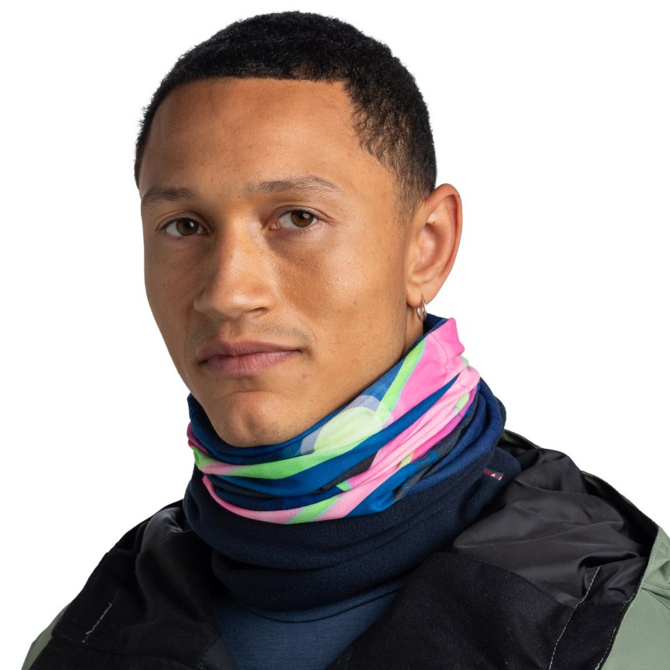 BUFF POLAR NECKWARMER 136874.745.10.00-LARTO MIDNIGHT NAVY Colorful