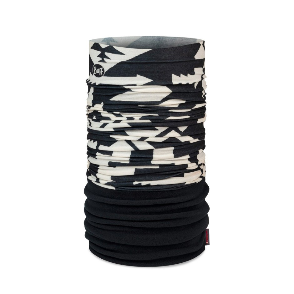 BUFF POLAR NECKWARMER 136870.999.10.00-SKAR BLACK White-Black
