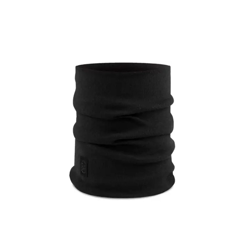 BUFF MERINO HEAVWEIGHT NECKWARMER 110963.00-SOLID BLACK Black