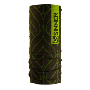 SINNER BANDANA LEAVES GEO SIWE-628-10Z-00-BLACK/GREEN Black