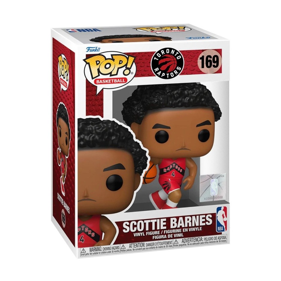 FUNKO POP NBA BASKETBALL TORONTO RAPTORS-SCOTTIE BARNES #169 VINYL FIGURE 086559 One Color