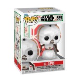 Φιγούρα Star Wars Πολύχρωμη - Funko Pop Star Wars: Holiday-C-3PO (Snowman) #559  Εικόνα 0