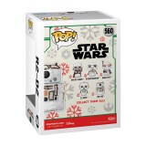 FUNKO POP DISNEY STAR WARS: HOLIDAY - R2-D2 (SNWMN) #560 BOBBLE-HEAD VINYL FIGURE 077845 Colorful Image 1