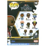 FUNKO POP MARVEL: BLACK PANTHER WAKANDA FOREVER - OKOYE #1100 BOBBLE-HEAD VINYL FIGURE 078854 Colorful Image 2