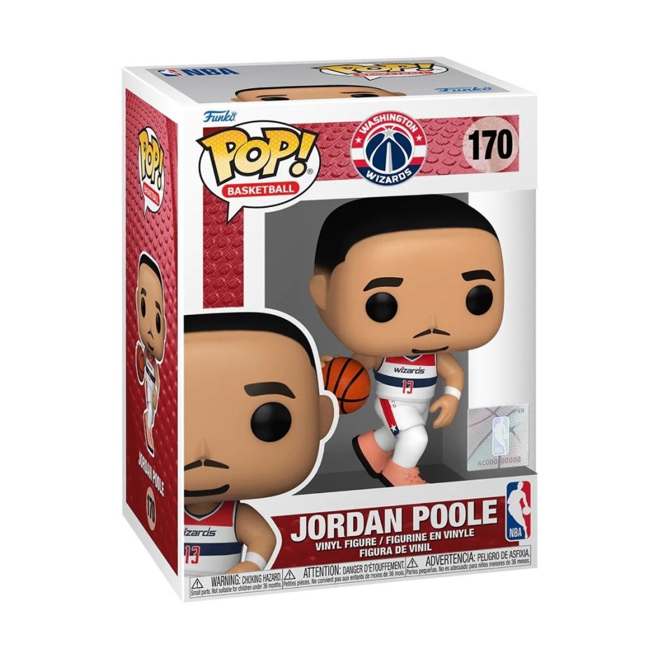 Φιγούρα NBA Πολύχρωμη - Funko Pop Basketball: Washington Wizards-Jordan Poole #170 