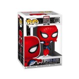 FUNKO POP MARVEL 80 YEARS: SPIDER-MAN (FIRST APPEARANCE) #593 BOBBLE-HEAD VINYL FIGURE 052279 Colorful Image 0
