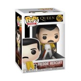FUNKO POP ROCKS:QUEEN-FREDDIE MERCURY WEMBLEY 1986 #96 VINYL FIGURE 043878 Colorful Image 0