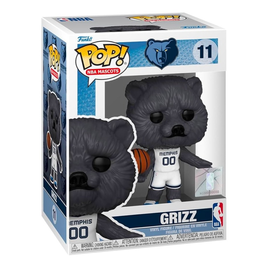 Φιγούρα Πολύχρωμη - Funko Pop NBA Mascots: Memphis Grizzlies-Grizz #11