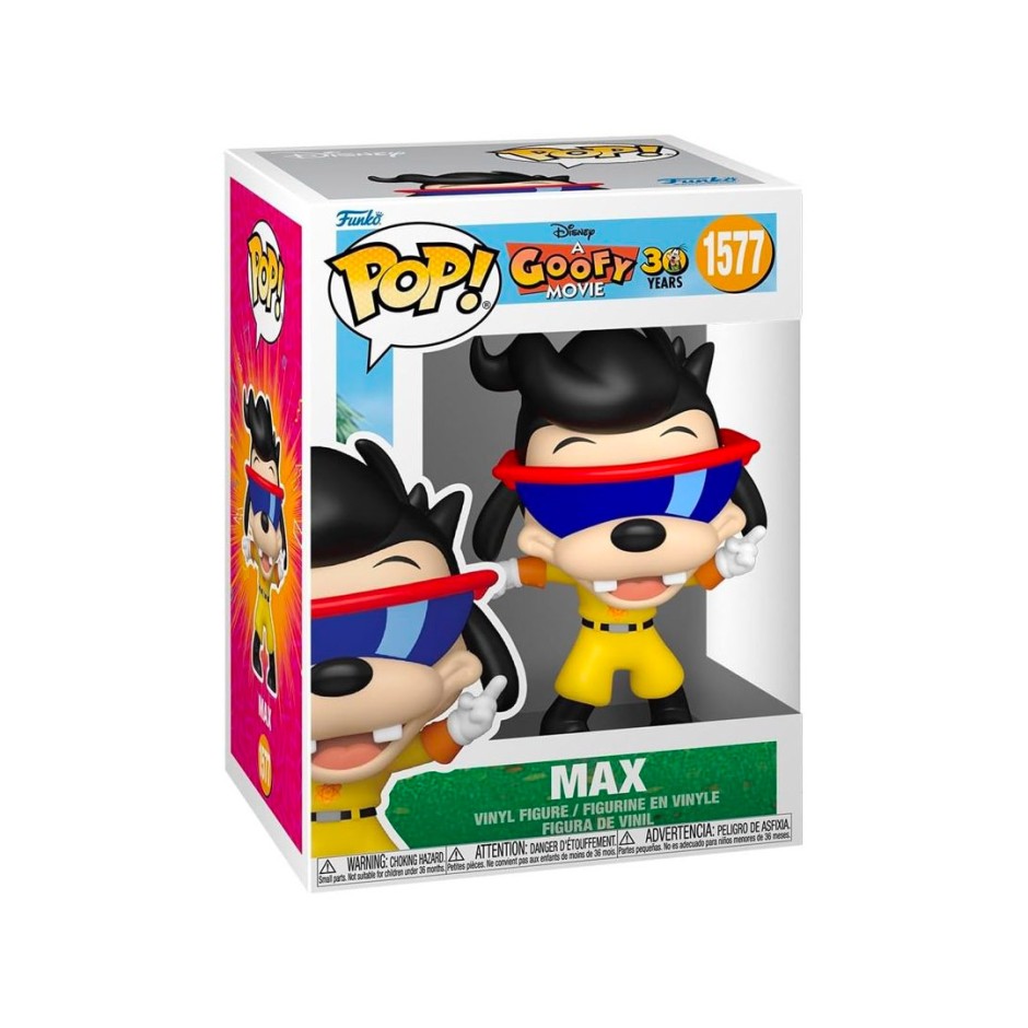 FUNKO POP DISNEY: A GOOFY MOVIE (30 YEARS) - MAX #1577 VINYL FIGURE 083601 Colorful