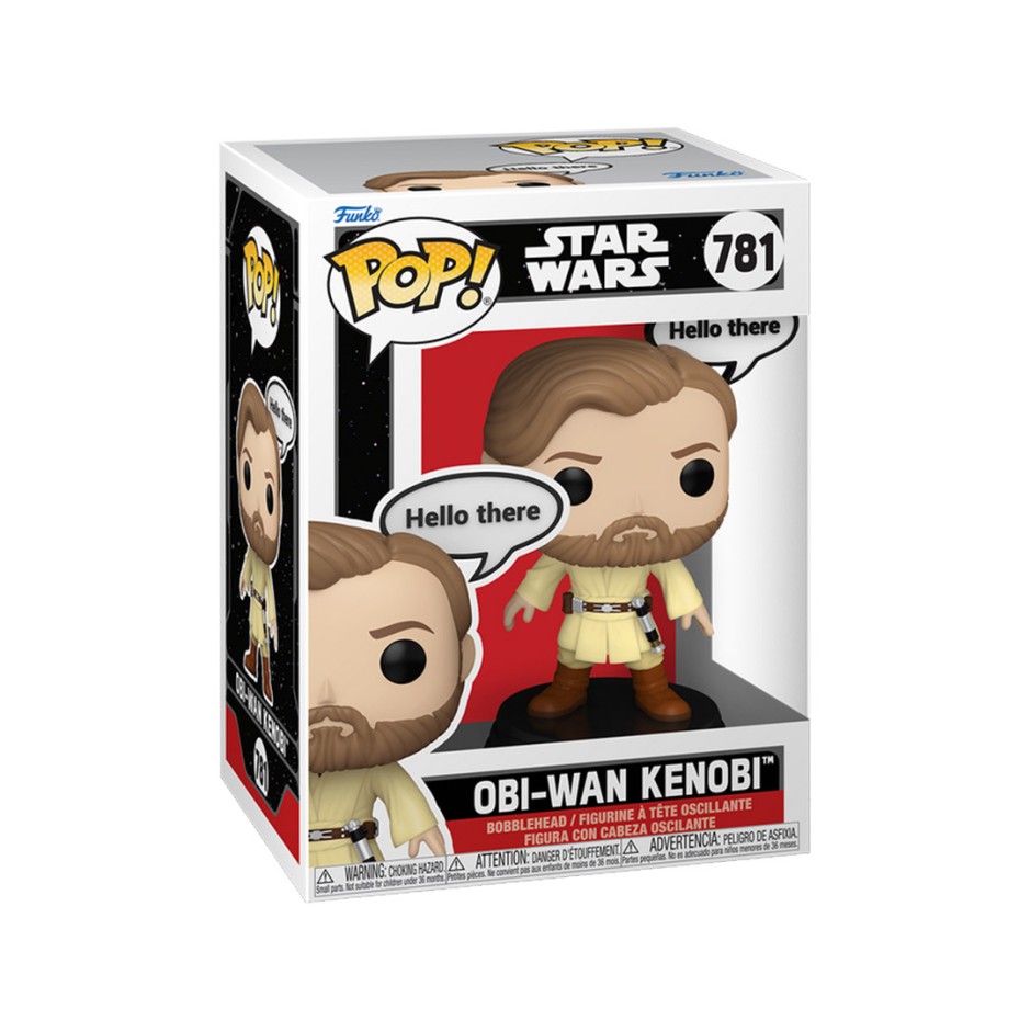 FUNKO POP STAR WARS: SAYINGS - OBI-WAN KENOBI VINYL FIGURE 083595 Colorful