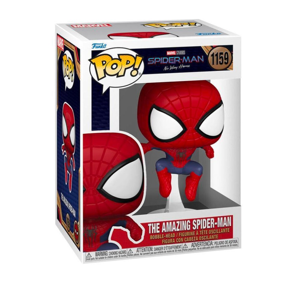 Φιγούρα Πολύχρωμη - Funko Pop Marvel: Spider-Man No Way Home-The Amazing Spider Man (Leaping) #1159