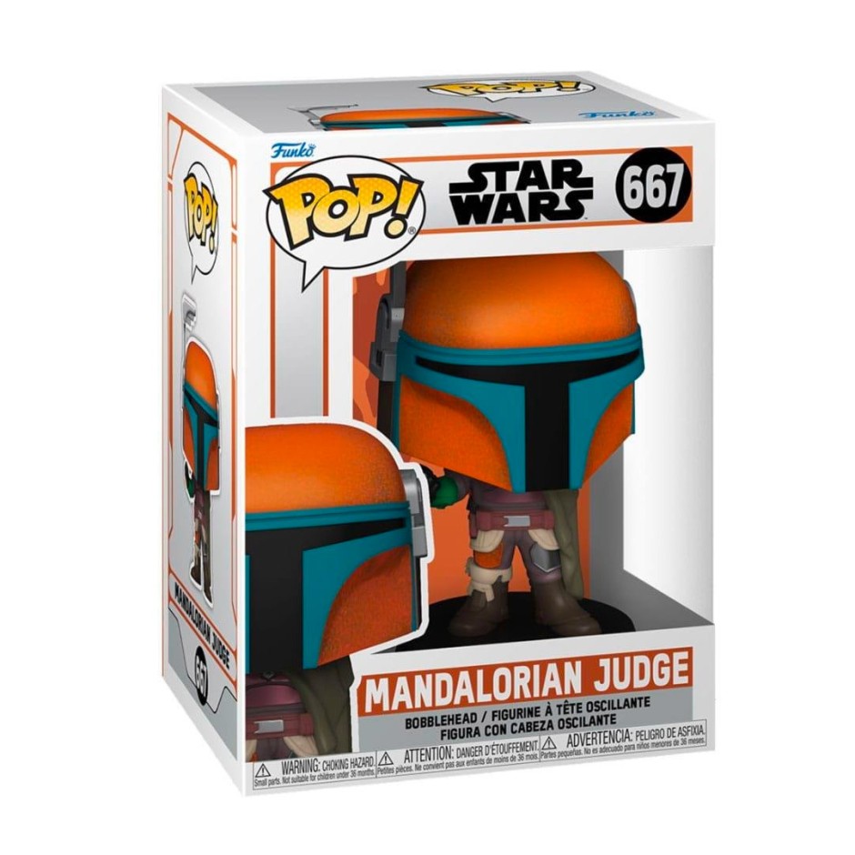 Φιγούρα Πολύχρωμη - Funko Pop Star Wars: The Mandalorian-Mandalorian Judge #667