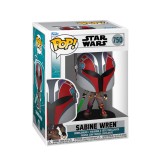 FUNKO POP DISNEY STAR WARS: AHSOKA - SABINE WREN #750 BOBBLE-HEAD VINYL FIGURE 099545 Colorful Image 0