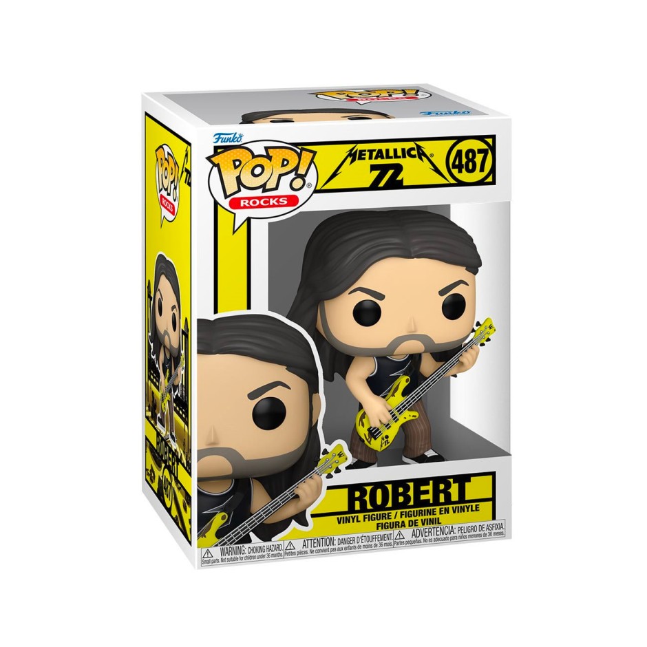 Φιγούρα Πολύχρωμη - Funko Pop Rocks: Metallica 72-Robert #487