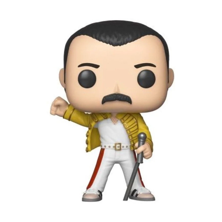 FUNKO POP ROCKS:QUEEN-FREDDIE MERCURY WEMBLEY 1986 #96 VINYL FIGURE 043878 Colorful