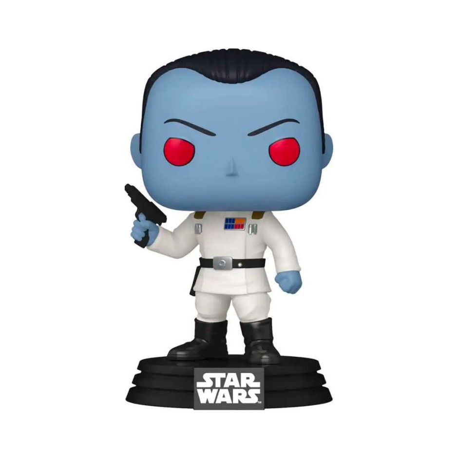FUNKO POP DISNEY: STAR WARS AHSOKA S2 - GRAND ADMIRAL THRAWN # 683 BOBBLE-HEAD VINYL FIGURE 090865 Colorful