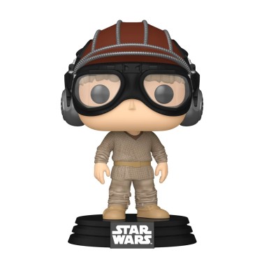 FUNKO POP DISNEY STAR WARS: EP1 THE PHANTOM MENACE ANNIVERSARY - ANAKIN SKYWALKER WITH HELMET #698 BOBBLE-HEAD VINYL FIGURE 093278 Colorful