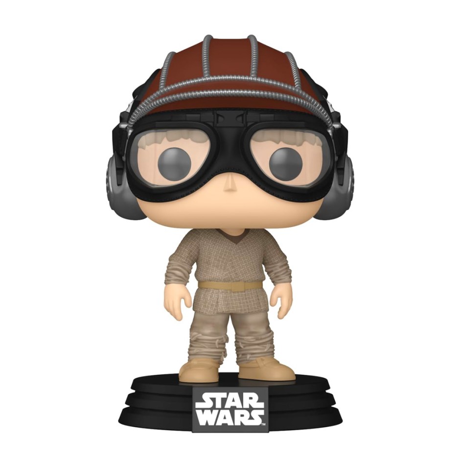 FUNKO POP DISNEY STAR WARS: EP1 THE PHANTOM MENACE ANNIVERSARY - ANAKIN SKYWALKER WITH HELMET #698 BOBBLE-HEAD VINYL FIGURE 093278 Colorful