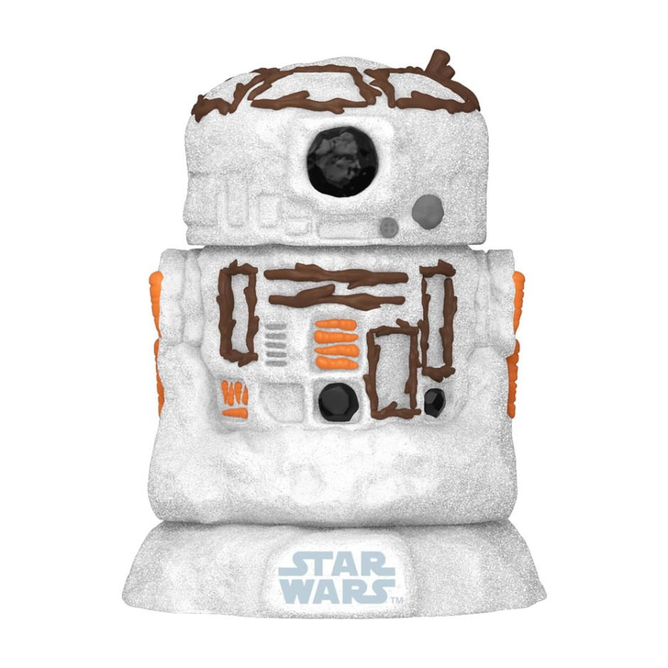 FUNKO POP DISNEY STAR WARS: HOLIDAY - R2-D2 (SNWMN) #560 BOBBLE-HEAD VINYL FIGURE 077845 Colorful