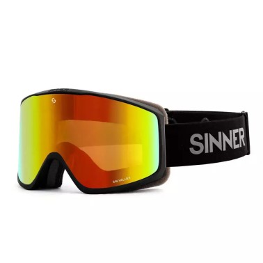 SINNER SIN VALLEY SENIOR SKI GOGGLE SIGO-183-10C Black