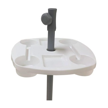 HUPA TABLE TERIVA FOR UMBRELLA POLE 25-35ΜΜ 57-3022-03-WHITE White