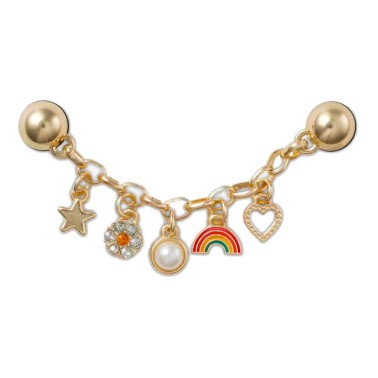 CROCS FRIENDSHIP BRACELET CHAIN 10012303-UNC Gold