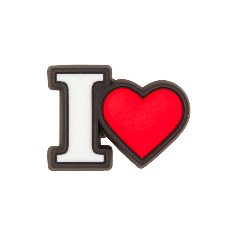 Crocs Jibbitz I Heart Πολύχρωμο