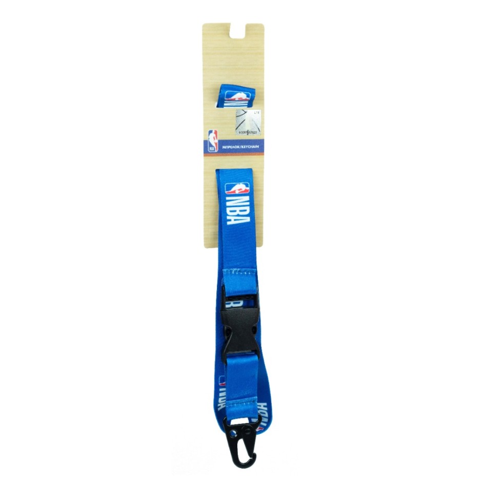 NBA LONG LANYARD 558-51516-NBA LOGO Blue