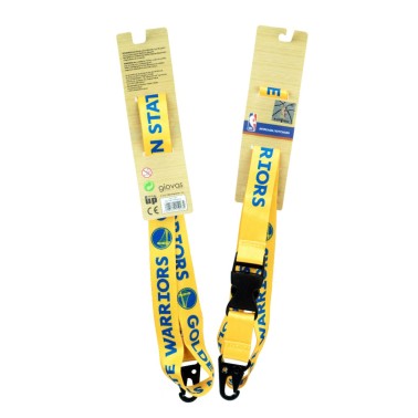 NBA LONG LANYARD 558-51516-WARRIORS Yellow