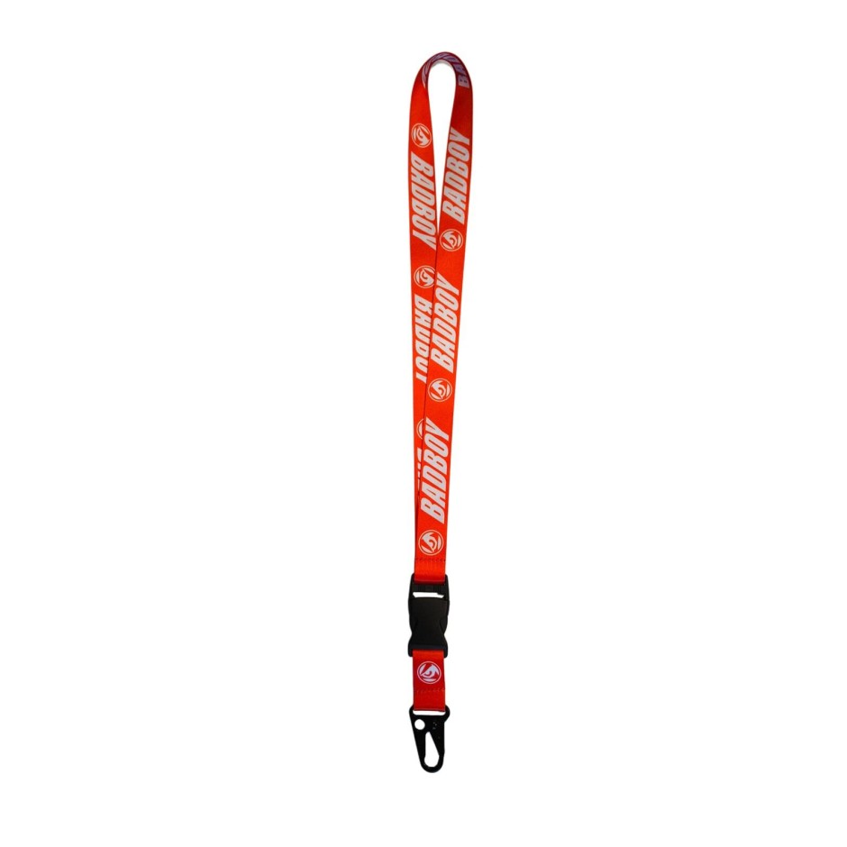 BAD BOY LOGO SAFEBREAK DETACHABLE LANYARD 50 CM BB-000084-RE Red