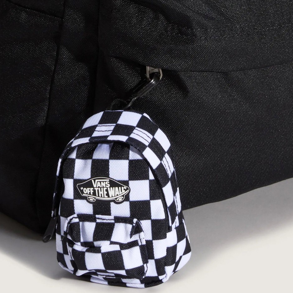Μπρελόκ Λευκό-Μαύρο - Vans Micro Old Skool Backpack
