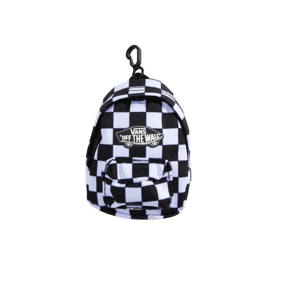 Μπρελόκ Λευκό-Μαύρο - Vans Micro Old Skool Backpack