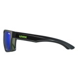 UVEX LGL 29 BLACK MAT/MIRROR GREEN 5309472215 One Color Image 0