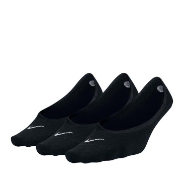 NIKE LIGHTWEIGHT FOOTIE TRAINING SOCK 3PP SX4863-010 Μαύρο