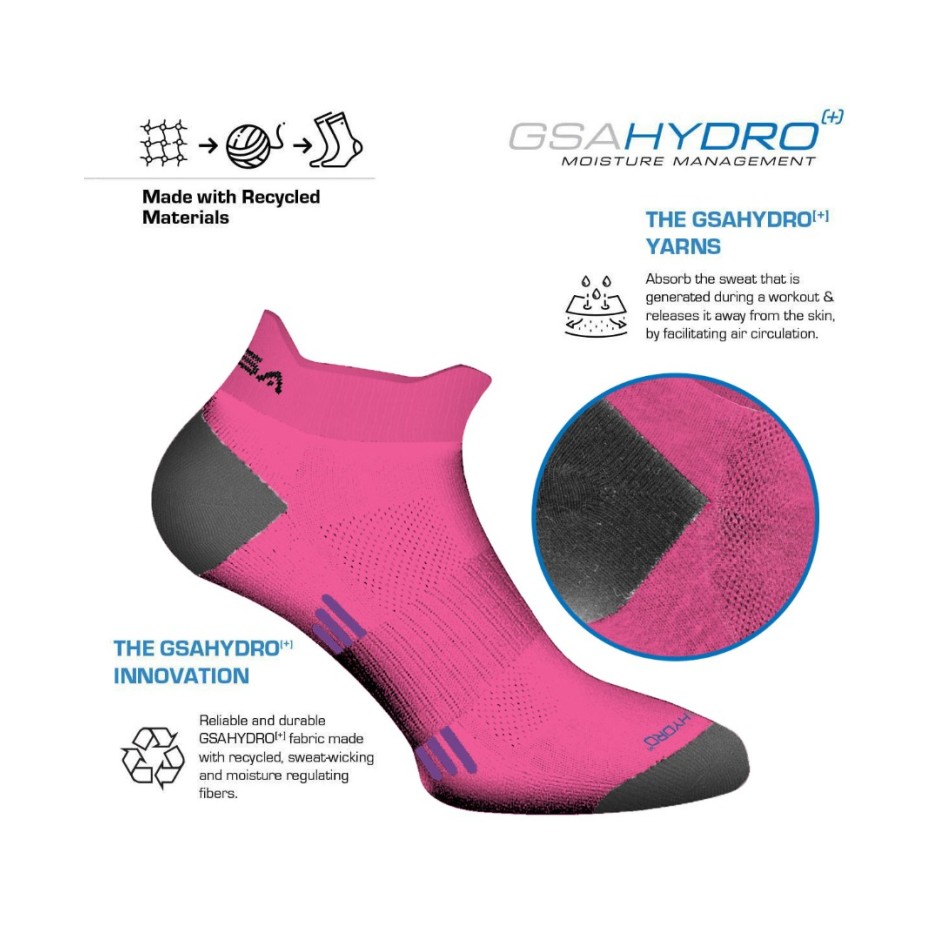 GSA HYDRO WOMENS ULTRALIGHT HIGH PERFORMANCE LOW CUT 6PACK Πολύχρωμο