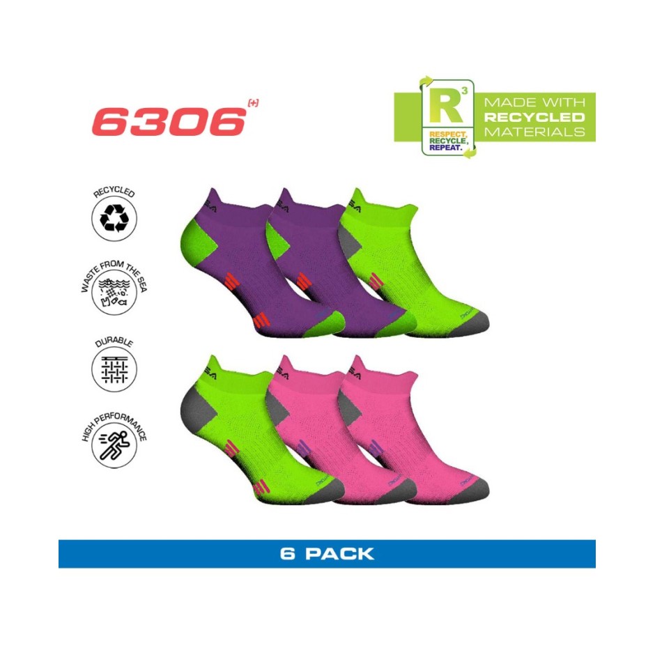 GSA HYDRO WOMENS ULTRALIGHT HIGH PERFORMANCE LOW CUT 6PACK Πολύχρωμο